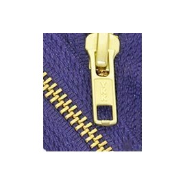 70cm Medium Weight Jacket Zipper YKK 5 Brass Separating 866 Deep Purple (1 Zipper/pack)