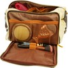 Canvas Wash Bag, Large Compartment with Dividers, Large Organiser Compartment