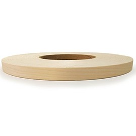 Edge Supply Birch 7/8" X 250' Roll of Plywood Edge Banding, Preglued Real Wood Veneer Edging, Flexible Veneer Edging, Easy Application Iron on Edge Banding for Restoration, Made in USA