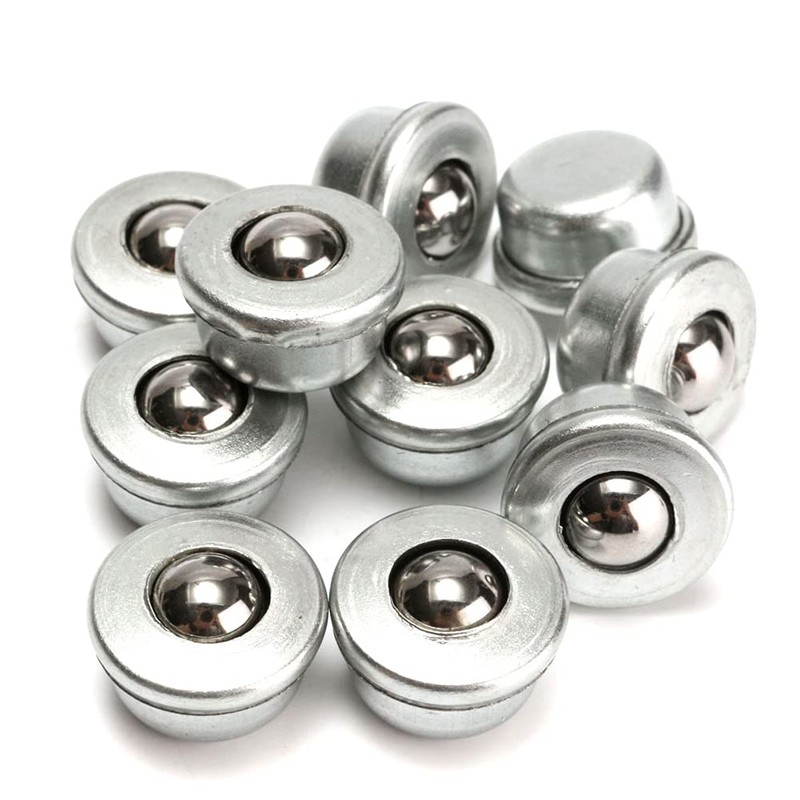 ChenXi Shop 10pcs 8mm Diameter Ball Metal Transfer Bearing Unit
