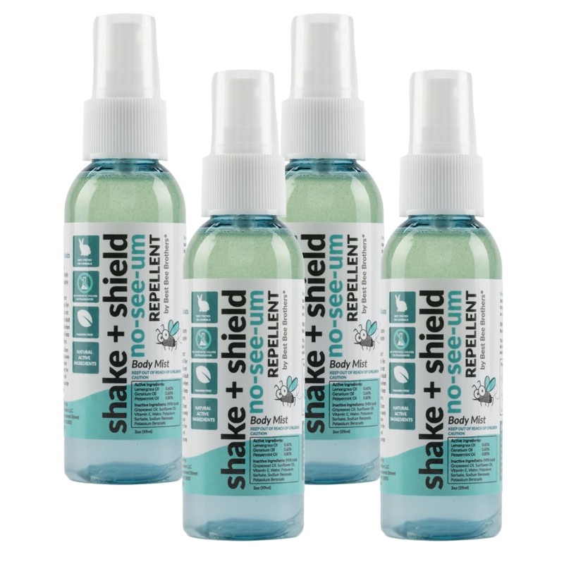 Best Bee Brothers Shake + Shield No-See-Ums Gnat Spray –