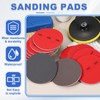 YELARXI Bowling Ball Sanding Pads, Hook and Loop Sanding Sponge