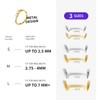 ELETIUO Metal Ring Guard Set, 12 Pack, 3 Sizes, Ring