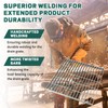 23.6x23.6 Galvanized Steel Drain Grate, B125 Class Sewer Grate, Weather-Resistant