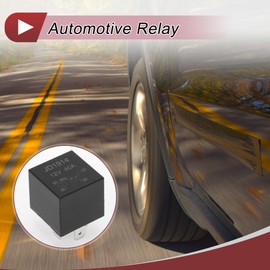 HEROFFIX 1 Stück Automotive 5 Pins Power Window Relay für Volvo 264 1976-1982 12V 30/40A Schwarz