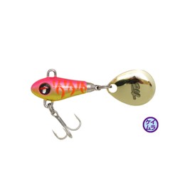 TICT Spin Bowy, 0.1 oz (4 g) #08 UV Pink Tiger 1.5 inches (38 mm)