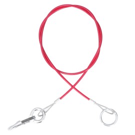 Aramox Trailer Cable, 1m/3.28ft Breakaway Trailer Cable 341302 Safety Towing Rope Heavy Duty Stainless Steel Wire