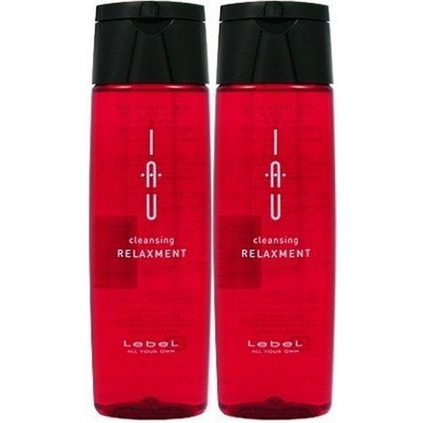 LebeL iau Cleansing (Shampoo) Relaxation, 6.8 fl oz (200 ml) x 2 Bottles Set