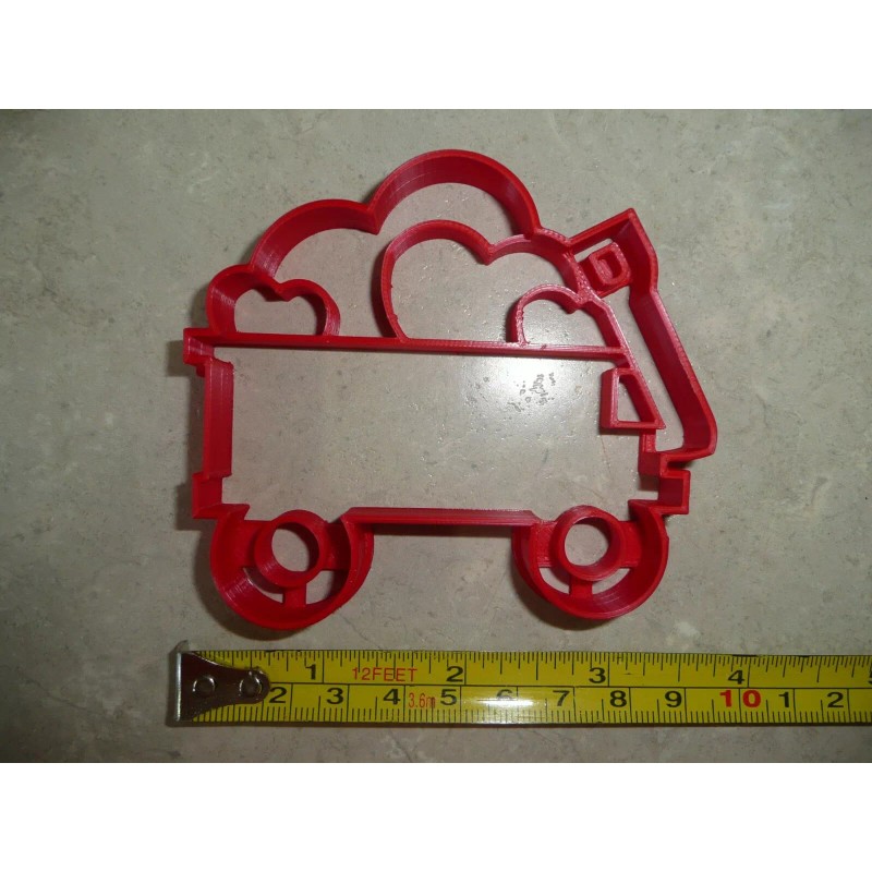 AJT VALENTINE HEARTS WAGON LOVE HOLIDAY SEASON COOKIE CUTTER USA