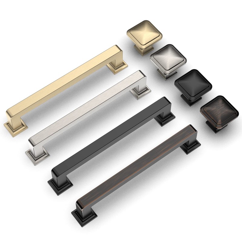 Asidrama 10 Pack 5 Inch(128mm) Brushed Satin Nickel Kitchen Cabinet