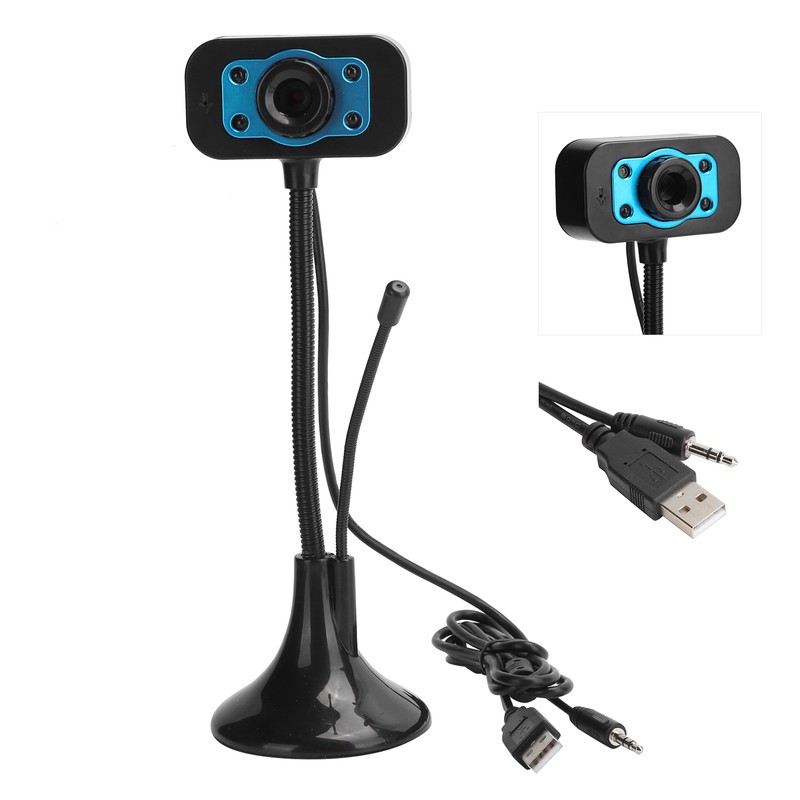 Camera USB Video Webcam DriveFree Manual Focus Adjustment with External