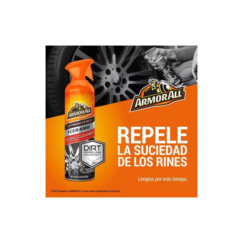 Armor All Protector Repelente Y Limpiador Para Rines Coche Armor