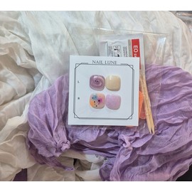Big Toenail Pediart Circle Star Handmade Nail Tips - I agree to the required reading (exchange, refund, shipping) / 엄지발톱 패디아트 동그리 별 별 수제네일팁 - 필독사항(교환환불,발송)동의합니다