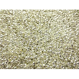 5000pcs Metal Beads Alloy Crimp Beads 2mm Silver Plated Craft Material Huey h1368