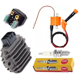 Unbranded REGULATOR RECTIFIER+ IGNITION COIL For Yamaha YFM660 Grizzly 660 2002-2008 4x4