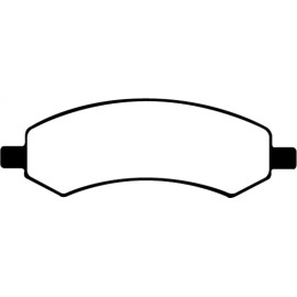 EBC for 2006-09 Chrysler Aspen 4.7 Greenstuff Front Brake Pads