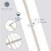 NKlaus 1 Metre Round Wick 100% Pure Cotton 6.0 mm