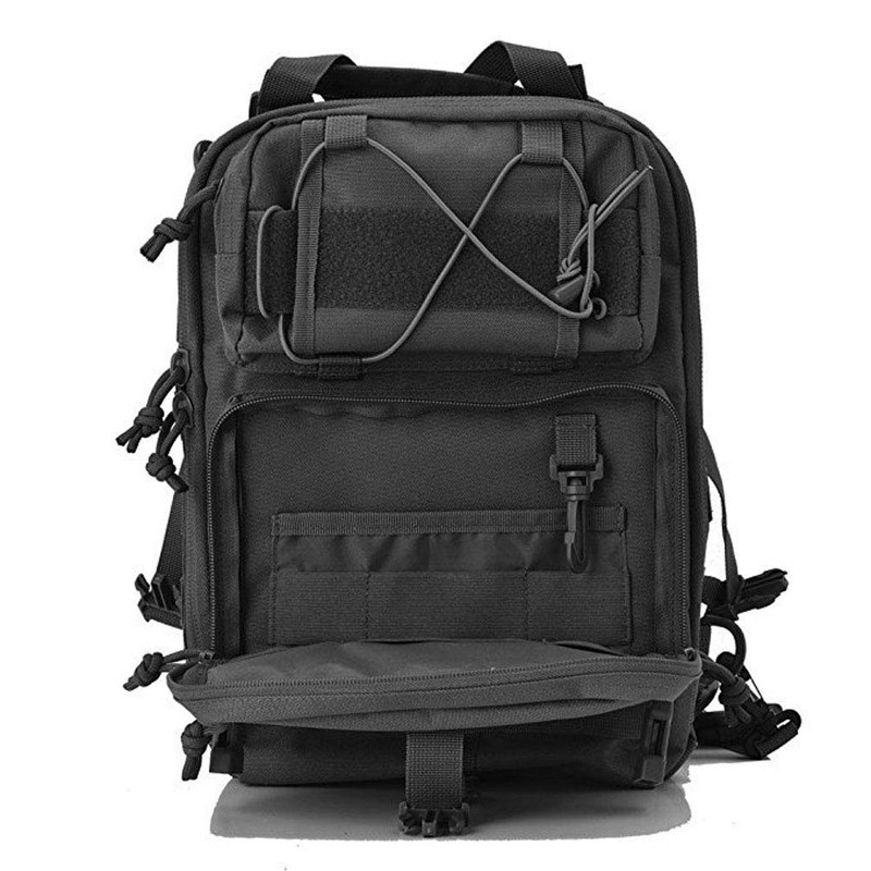 Xieben Leather Shoulder Bag Sling Chest Bag Crossbody Pack for