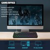 eirix Wireless/Wired Mechanical Keyboard, Compact Full Keys Programmable Gaming/Office Keyboard