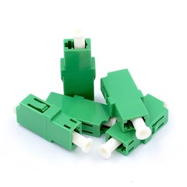 5pcs Fiber Optic Adapter LC/APC, FTTH LC/APC Optical Singlemode Connector, Fiber Optic Connector for Network Connections, Fiber Optic Coupler