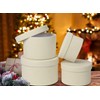 GnFlus Round Gift Boxes with Lids for Presents Set of