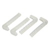 2 Pairs Skate Guards Portable Ice Skate Blade Covers Adjustable