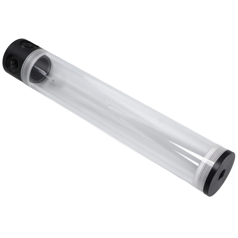 Water Cooling Reservoir 300mm/11.8in Length G1/4in Thread Low Noise Cylindrical