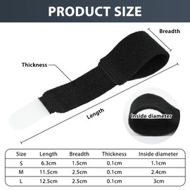 BUTBU 10 Stück Fingerschiene, Trigger Finger Schiene, Fingerschiene Kleiner Finger, Fingerschiene Ringfinger Mittelfinger, Verstellbare Fingerbandage für Fingerschienen Arthrose