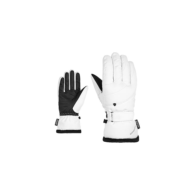 Ziener Women's KAHLI Ski Gloves/Winter Sports | Primaloft Plush Lining,