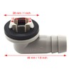 SDTC Tech Air Conditioner AC Drain Hose Elbow Connector Fitting