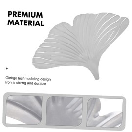 LALAFINA Metal Crafted Ginkgo Leaves Large Size Elegant Home Office Decor for Boys and Girls' Enthusiasts