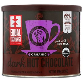 Equal Exchange Organic Dark Hot Chocolate, 12 oz Pack of 6