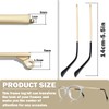 1 Pair Metal Eyeglass Replacement Arms，Universal Sunglasses Arm Legs Replacement