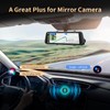 2.5K Mirror Dash Cam with Carplay Mirror & Android Auto,