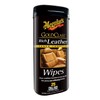 Meguiar's Gold Glass RICH LEATHER PREMIUM WIPES 25 FULL SIZE