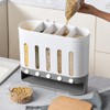 Xuthusman 10KG 360° Rotating Storage Dispenser 6 in1 Kitchen Pantry
