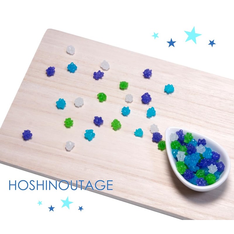 HOSHINOUTAGE Konpeito Japanese Star Sugar Candy 7oz [198g] (Wasurenagusa)