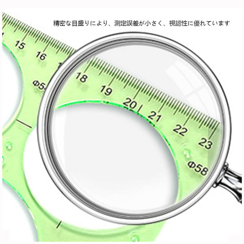 YJRUNFU Template Circular Ruler, Drafting Ruler Set, Ellipse, Square, Polyshaped,