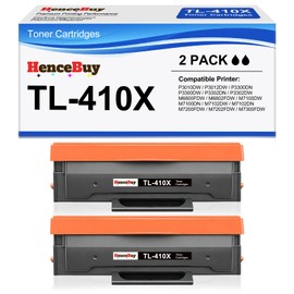 HenceBuy Compatible for TL-410X TL-410 TL-410H Toner Cartridges for P3302DW P3302DN M7102DW M7102DN M6802FDW M7202FDW M7302FDW M6702DW M6800FDW P3010DW P3012DW Printer (Black,2 Pack)