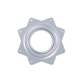 Turntable, 360 degree turntable, rotating disc ball bearing, square turntable, steel ball turntable, bearing turntable, for display shelf, furniture, kitchen, TV rack, desk, dining table, 4 inches