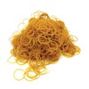 Yellow Rubber Bands for Office & Hair Salon, Large Capacity 1kg Rubber Band 10ea