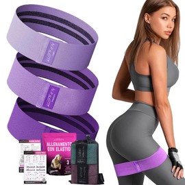 LISTHEN Buttock and Leg Resistance Bands Elastic Loop Bands for Home Workout Booty Flex Band for Fitness Exercise Yoga Pilates Crossfit