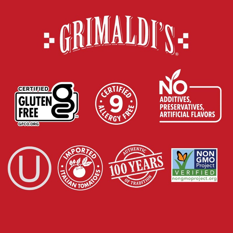 Grimaldi’s Variety Pasta Sauce 3-Pack | Non-GMO, Gluten-Free, Kosher, Nut-Free
