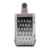 Six Sided Food Grater with Handle – Multi-Surface Metal Grater