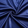 VCUSUELER Silk Like Satin Bed Sheets, 6-Piece Navy Blue Queen