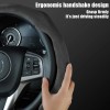Mandark Car Steering Wheel Cover Suede Sport Vehicle Steer Wheel