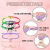 CJAPGJW 2 Pairs of Friendship Bracelets Children, Horses Birthday Gift