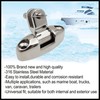 Pair of Stainless Steel 316 Boat Swivel Deck Hinge withQuick