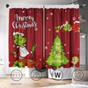 Cuteiush Christmas Window Decor 2 Panels Set 28'' L X