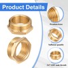 3 pieces reducer 3/4 to 1/2 inch, brass reducer thread